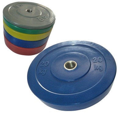 Only 1 set of special promotion natural rubber weight lifting  plates GYM weightlifting barbell with small hole not PU